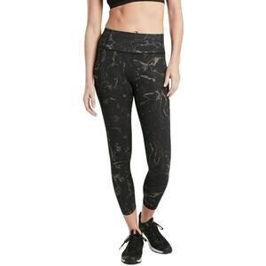 Athleta Velocity Stash Pocket Marble 7/8 Tights